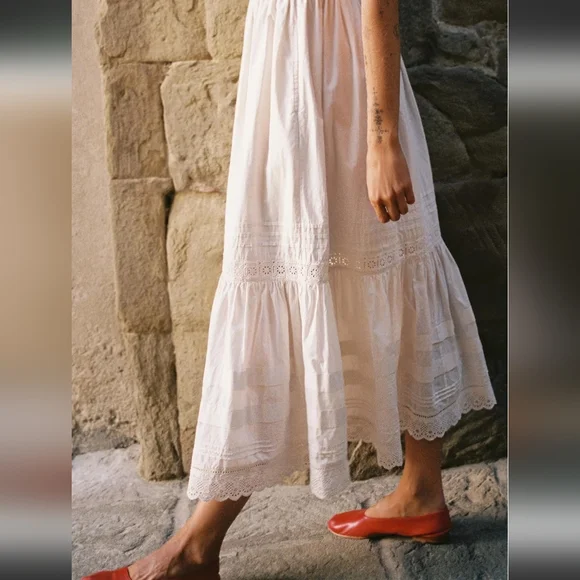 NWOT Christy Dawn Brynne Dress In "Pearl", Size L - Picture 4 of 9